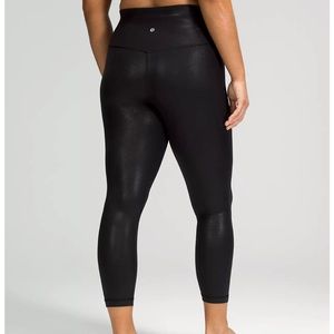 Lululemon Align high rise pant 25” radiate foil print black